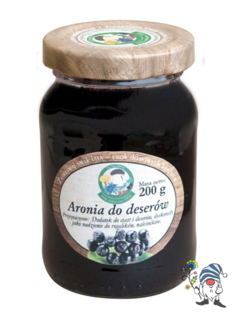 Aronia do deserów słoik 200 g Aronia do deserów słoik 200 g