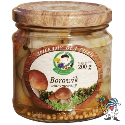 Borowik szlachetny marynowany kl.I 200g Borowik szlachetny marynowany kl.I 200g