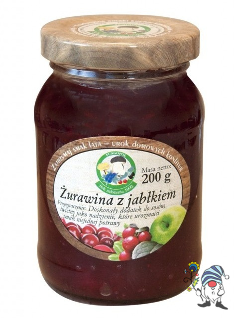 Żurawina z jabłkiem słoik 200 g Żurawina z jabłkiem słoik 200 g